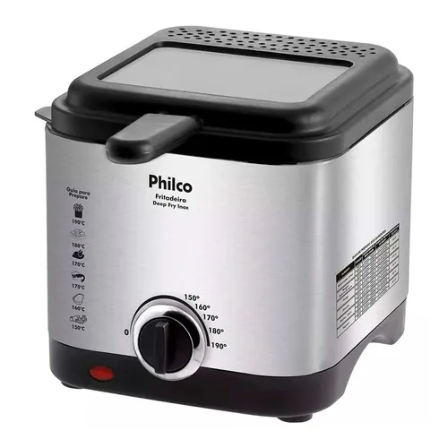 Fritadeira Elétrica Deep Fry Philco 900W Inox 1,8L